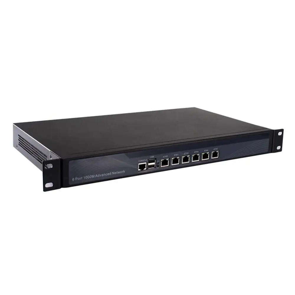 Брандмауэр Mikrotik Pfsense сети VPN Security Appliance маршрутизатора ПК Intel Pentium G3250, [HUNSN RS15], (6LAN/2USB/1COM/1VGA)