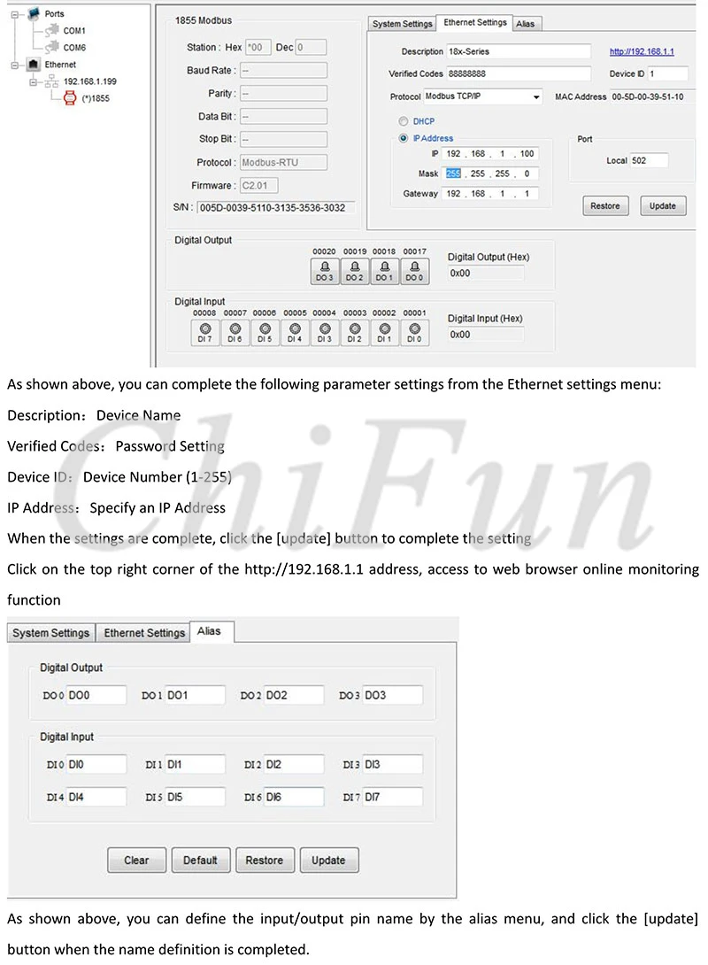 A-1 Serial  Remote IO Module  User Manual V1.14A_8