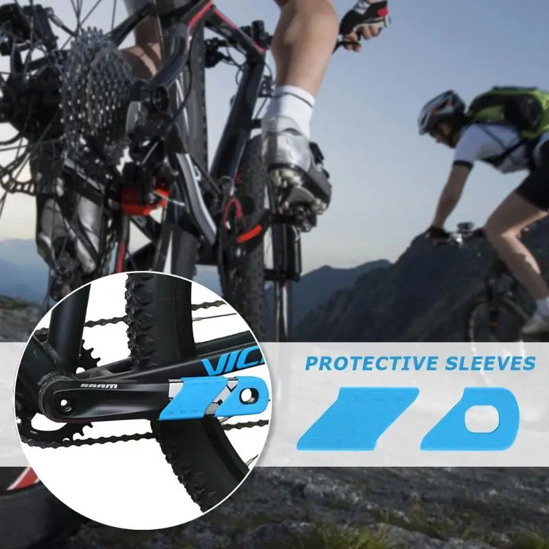 Универсальная велосипедная силиконовая рукоятка, защита для ботинок, велосипедная рукоятка MTB, защитная втулка, защита от Шатунов