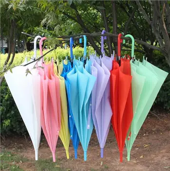 

Creative EVA Colorful Frosted Transparent Umbrella Women Outdoor Rainny Sunny protection Outdoor Parasol paraguas Gift