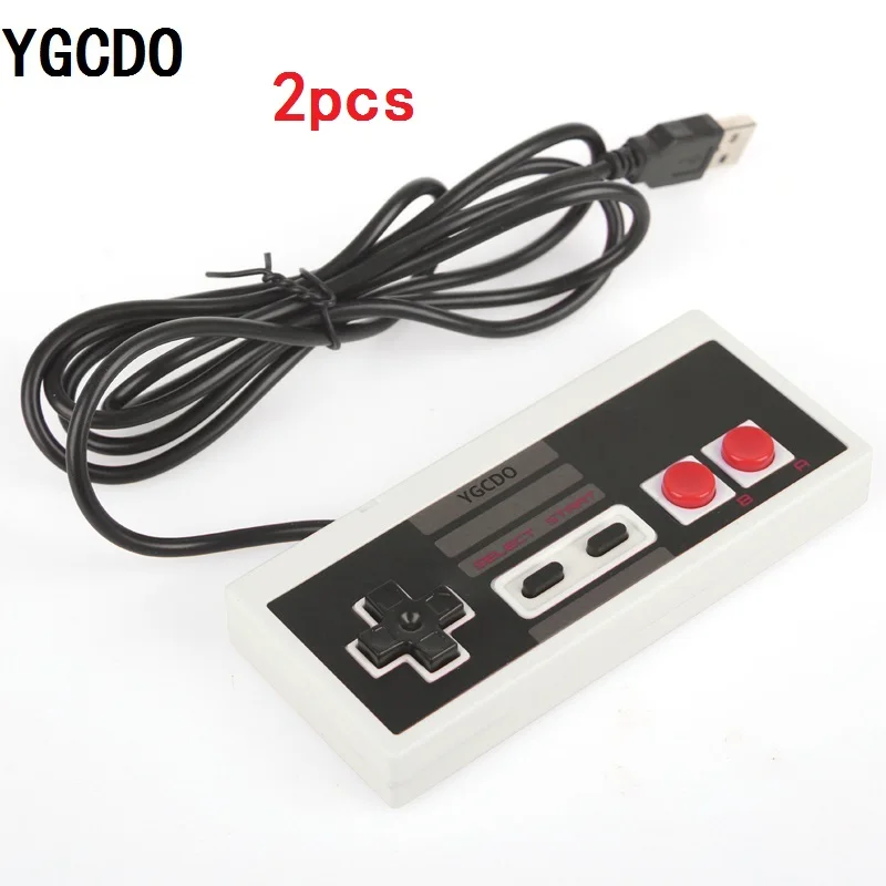

YGCDO 2 Pcs wired usb controller gamepad joystick For NES game console Video Gaming Joypad for PC Mac Computer Windows