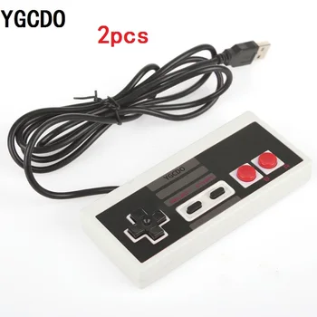 

YGCDO 2 Pcs wired usb controller gamepad joystick For NES game console Video Gaming Joypad for PC Mac Computer Windows