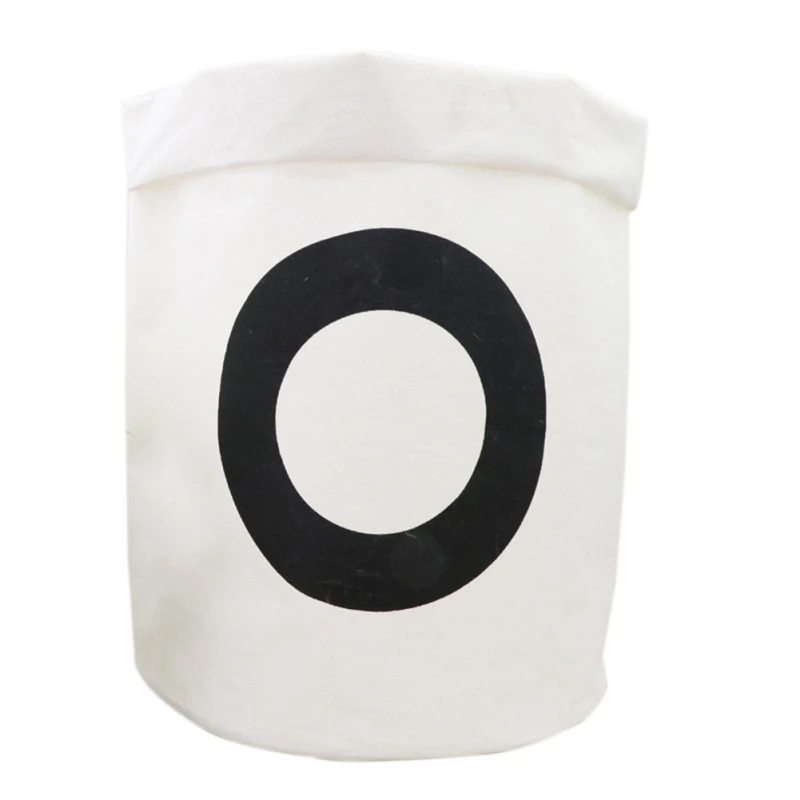 

2019 Cotton Linen Sundries Organizer Cartoon Cosmetic Case Toy Storage Barrel Storage Box Cloth Storage Basket