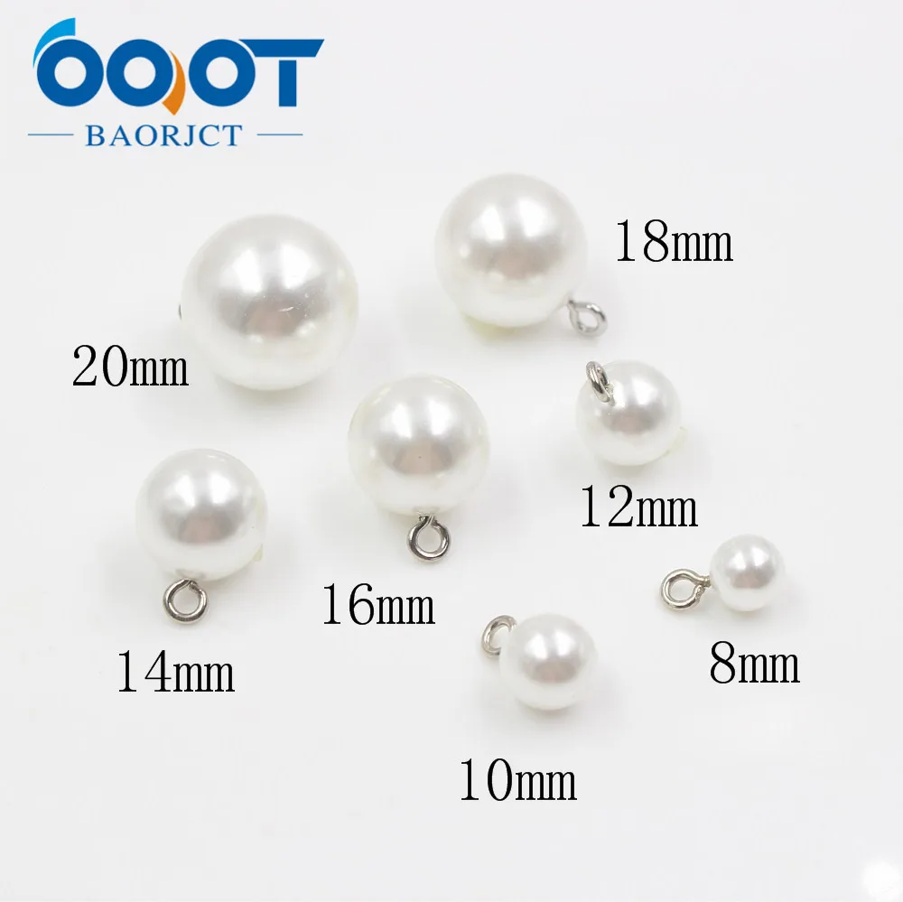 

OOOT BAORJCT 179182,fashion imitate pearl buttons,DIY handmade clothing accessories,coat clothes Sewing shank buttons,10p