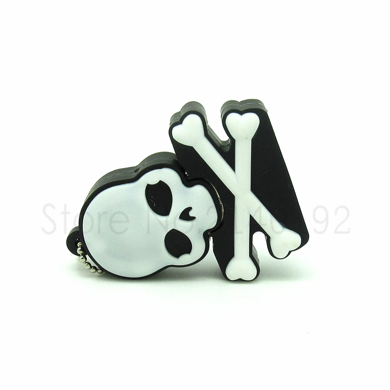 cartoon Skull pen drive personalizado usb 2.0 flash disk drive memory Stick Halloween gift pendrive 4GB 8GB 16GB 32GB