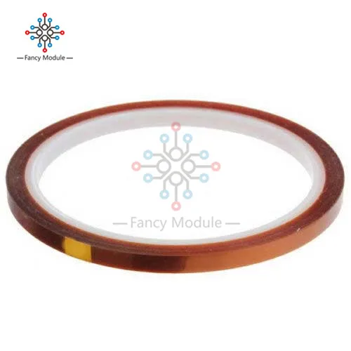

High Temperature Resistant Tape Roll Gold 5mm 100ft Heat Resistant Adhesive Polyimide Insulation Thermal Tape For BGA
