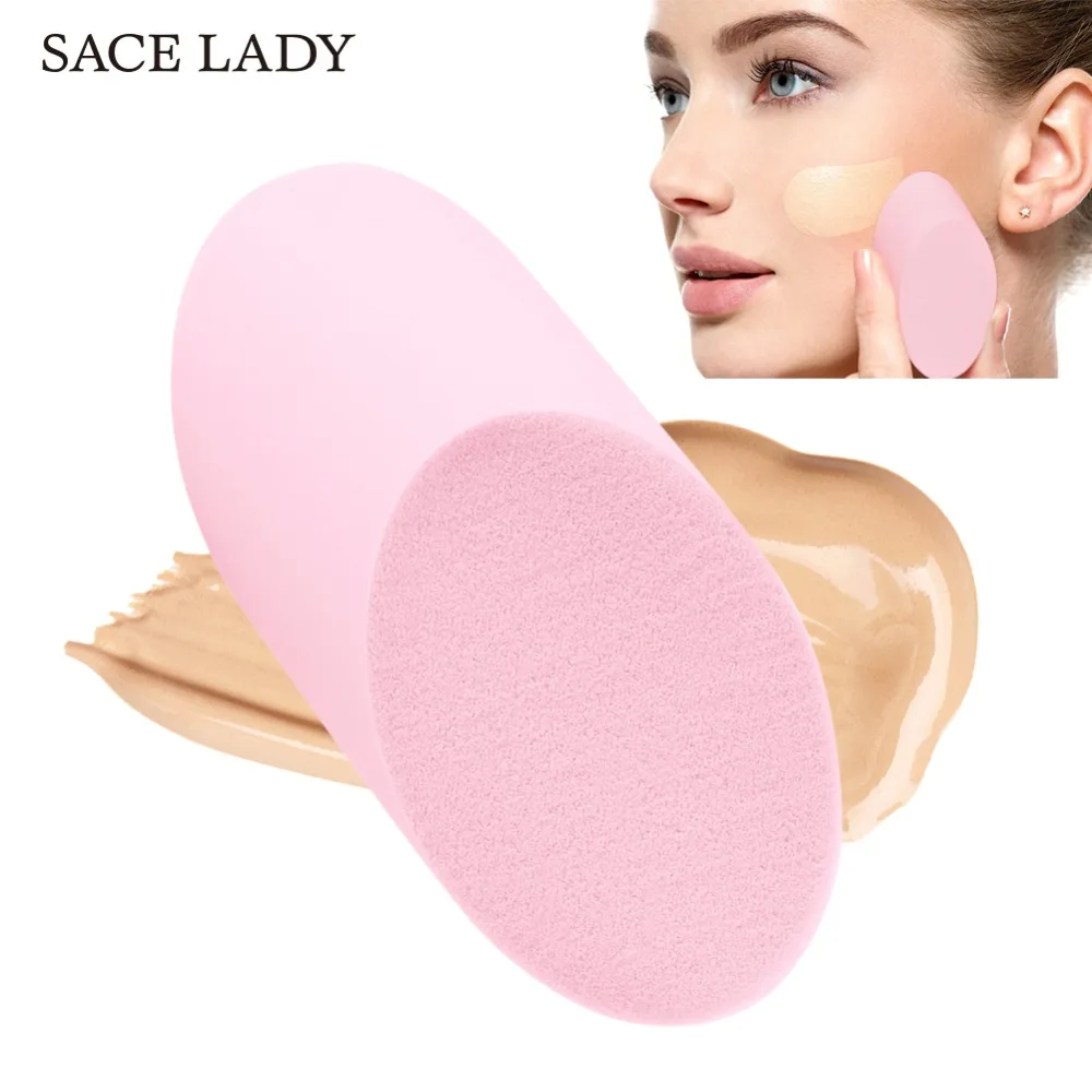 

SACE LADY Ellipse Blender Sponge Soft Makeup Professional Cosmetic Puff Face Foundation Make Up Tool for Concealer Cream