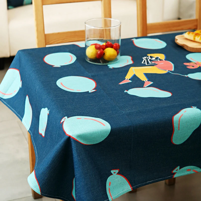 Table cloth simple modern personality coffee custom rectangular round