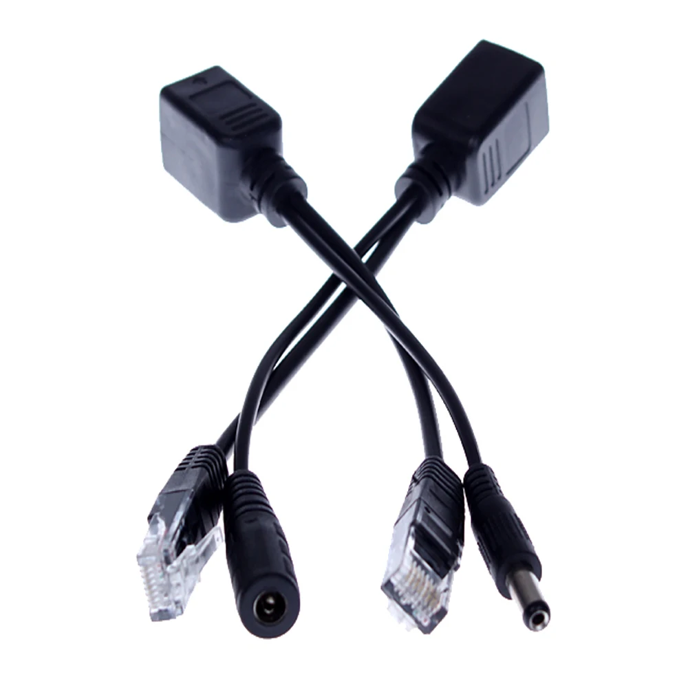 Xinfi 1 пара POE сплиттер разделитель передатчик+ POE приемник для RJ45 сетевой кабель PoE сплиттер и инжектор кабель комплект PoE адаптер