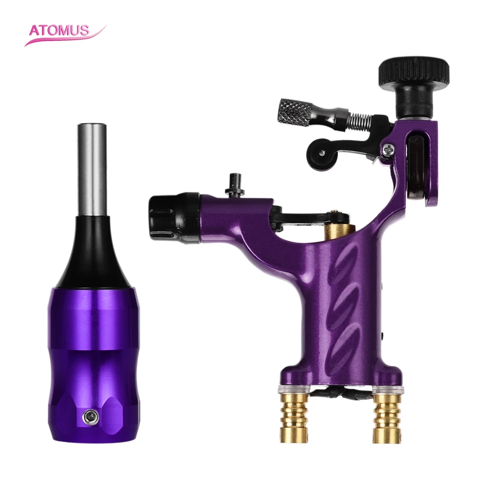 1 Kit Rotary Tattoo Machine With Tattoo Cartridge Grip Maquina De
