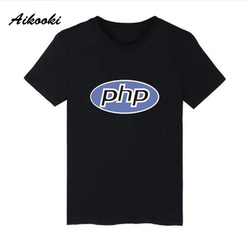 

Aikooki New PHP JAVA Program Short T shirt Male/Female personality o-neck Tops programmer get together Tops