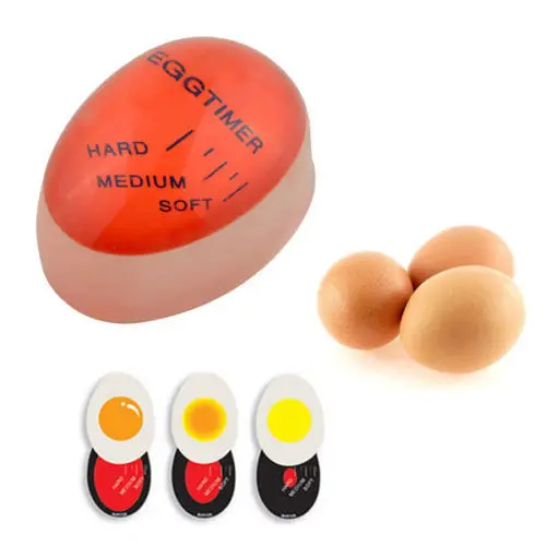 Идеальное цветное яйцо таймер с изменяющимся Yummy мягкие вареные яйца приготовления кухонные приспособления для яиц