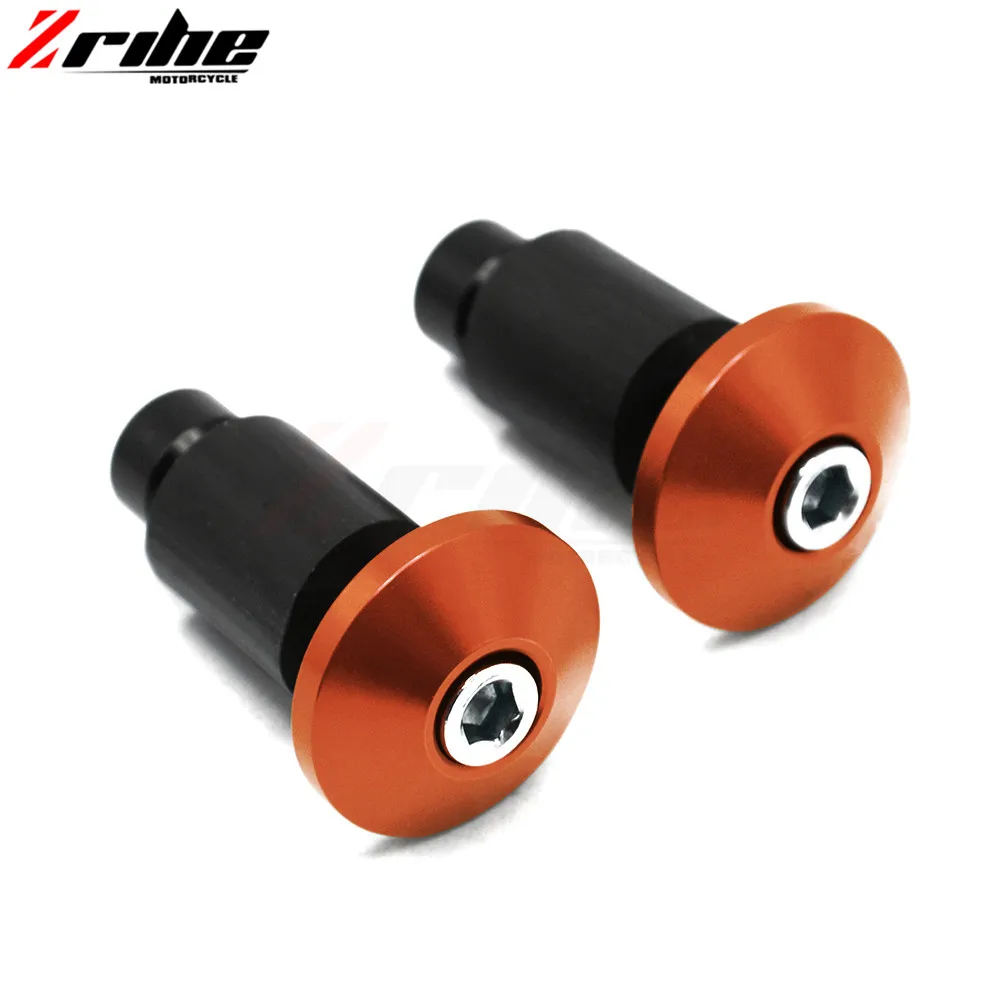 22mm 7/8"" Motorcycle Aluminum Handlebar Grips Bar Ends Sliders For
