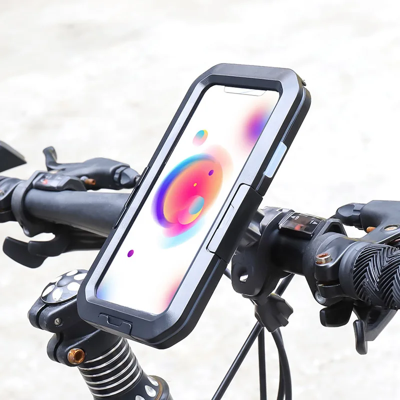 Vmonv Универсальный водонепроницаемый мотоцикл велосипедный Руль держатель телефона для iPhone X 8 7 Велоспорт велосипед мобильный чехол для телефона gps оболочка