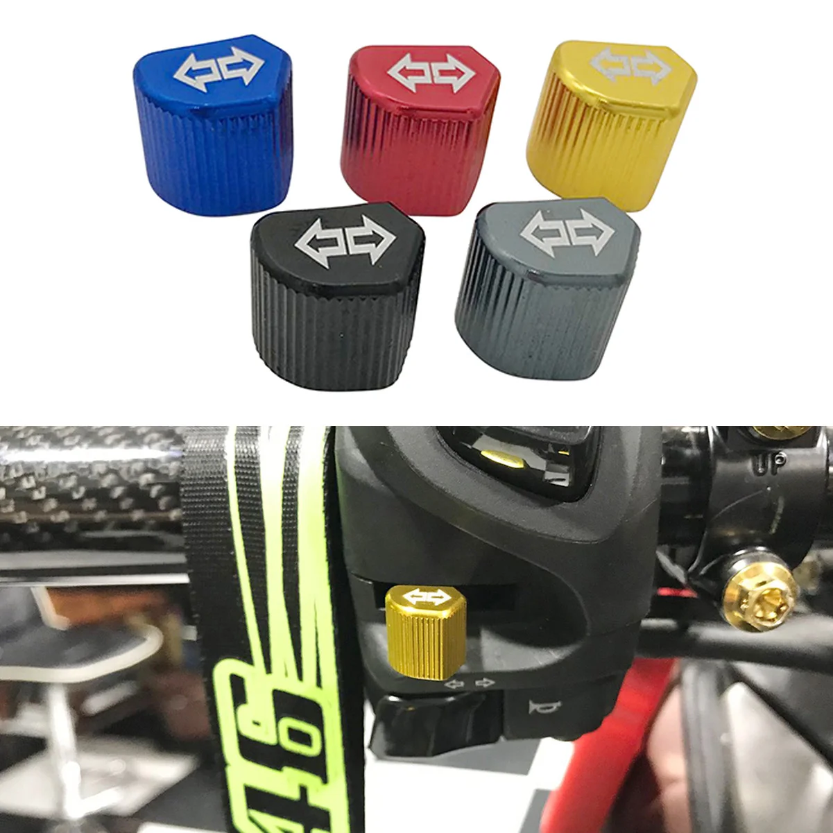 

Motorcycle ON-OFF Switches Button For Honda GROM MSX 125 2013-2019 Horn Electric Button Turn Signal Lamp Light Controller Switch