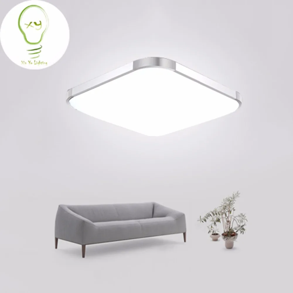 Moderne led apple plafonnier carré 30 cm 45 cm 53 cm 48 w led plafond lampe