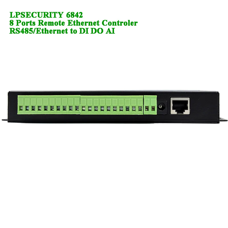 Пульт управления IO 8 портов RS485/wifi/Ethernet для DI DA AI Modbus RTU цифровой вход выход аналоговый 8 канальный I/O Модуль ZLAN6844