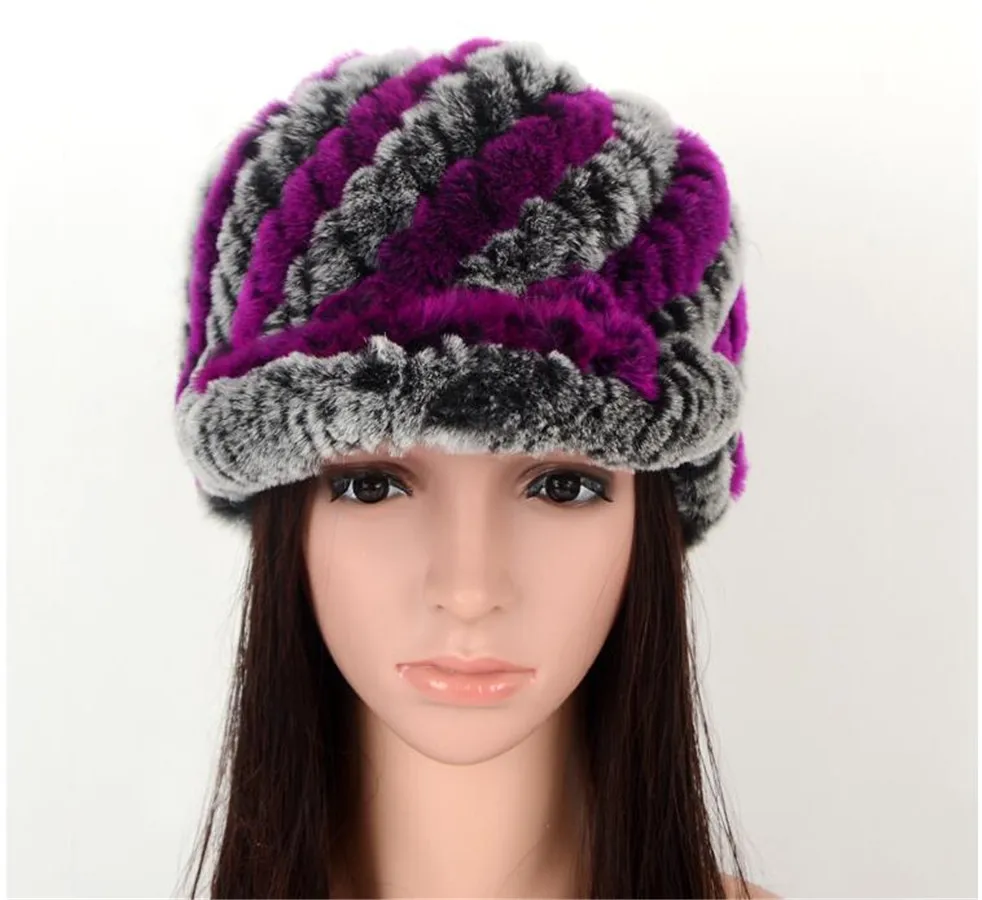 rabbit fur baseball hat06