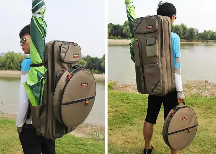 

Fishing fishing gear bag waterproof fishing chair bag multi-function shoulder fishing backpack free shipping