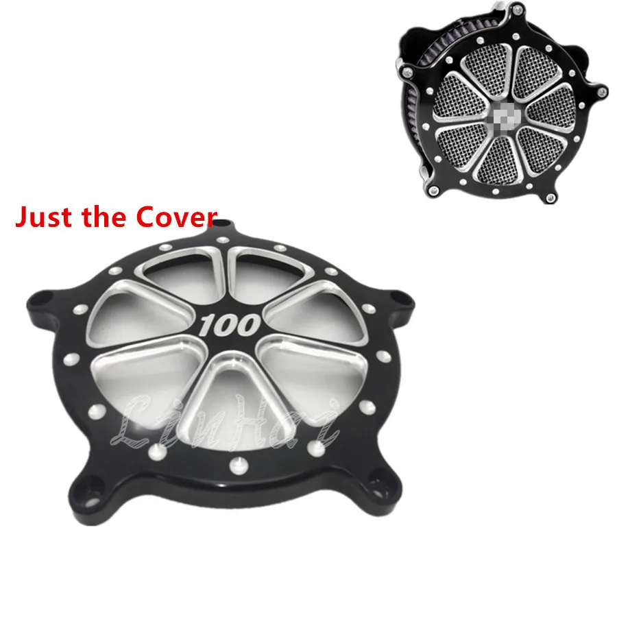 

Motorcycle Black Refit CNC Air Filter Cover For Harley Sportster 883 1200XL 2004-2015