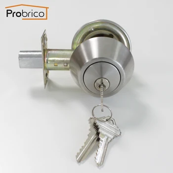 

Probrico Invisible Door handle Lock Cylinder Security Deadbolt Lock Mechanical Outdoor Lock For Fire Proof door Hardware