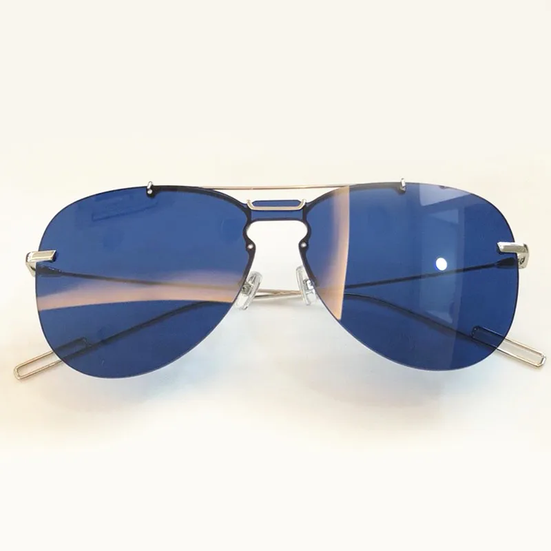 2 Mode 1 Feminino no 5 no Metall Frauen 4 no Sol Für Shades Pilot Sonnenbrille Uv400 Objektiv Gläser No Rahmen Oculos Randlose no Harz 3 De Herren RarqARwUx
