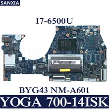 KEFU BYG43 NM A601 Laptop motherboard for Lenovo YOGA 700 14ISK Test original mainboard I7 6500U