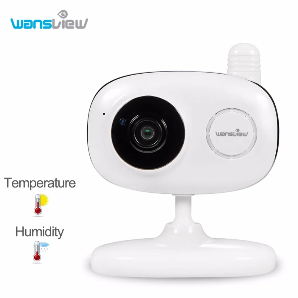 Wansview 1080P IP Camera Wireless Night Vision Support Micro SD Card Two Way Audio Temperature& Humidity display