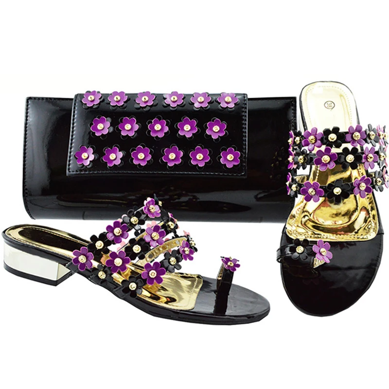 Con Bolso blanco Rhinestone Sistemas Negro Africanas Diseño Partido azul púrpura Zapatos rojo Bombas Bolsas Moda fuchsia Italiano Y Del Real De Nueva Los Decorado Italianas Conjunto Mujeres amarillo qzRHvUgx
