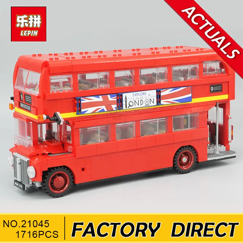 

Lepin 21045 The London Bus Set Building Model Children Educational Blocks Bricks Toys Gift 10258