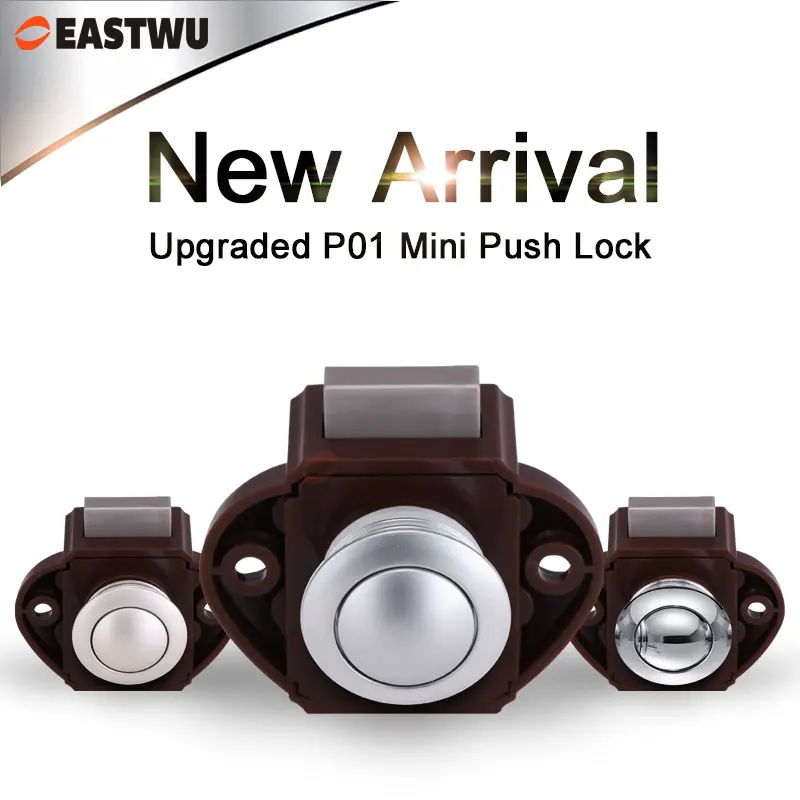 

10pcs/lot P01 Mini Push Lock for Caravan Trailer Motorhome Cabinet Door Lock