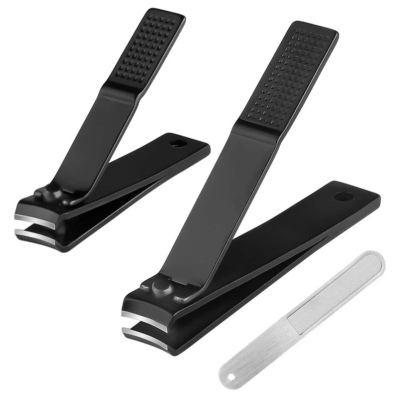 1 Set Nail Clipper Set Stainless Steel Luxury Fingernail And Toenail