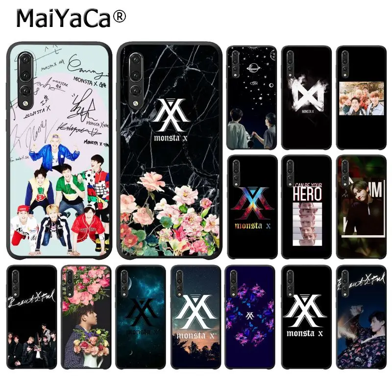 MaiYaCa Monsta X KPOP группа мальчиков DIY Роскошный чехол для телефона Huawei P20Lite P30Pro P Smart Y5 Y6