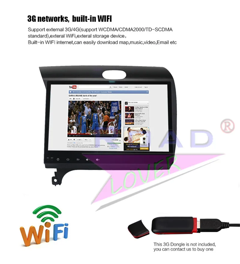 Best Roadlover Android 8.1 Car Multimedia Autoradio Player For KIA K3 2013 2014 2015 2016 Stereo GPS Navigation Magnitol 2 Din NO DVD 15