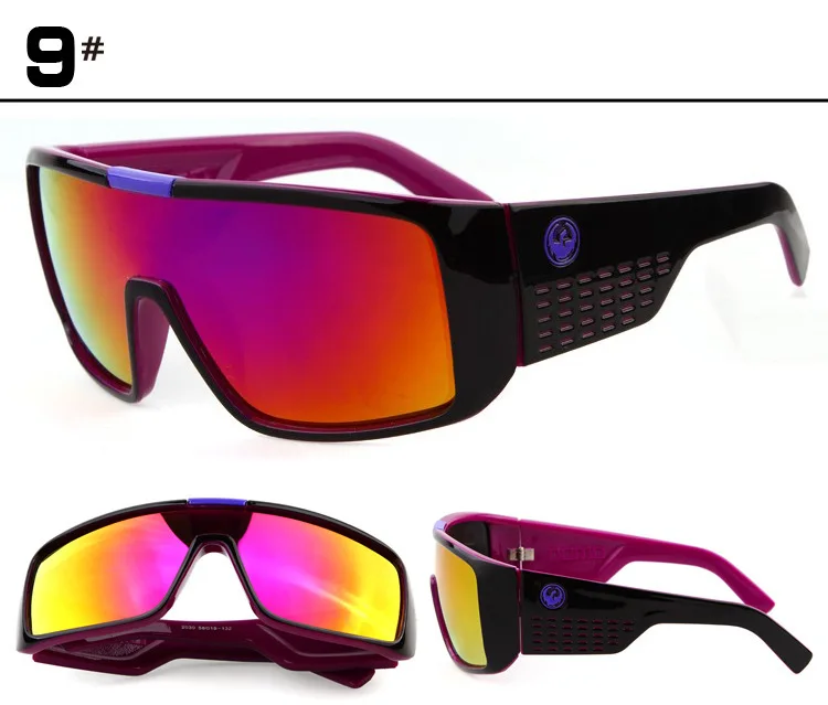 Новые брендовые классические солнцезащитные очки для женщин и мужчин, винтажные мужские солнцезащитные очки, квадратные очки, модные роскошные зеркальные оттенки - Цвет линз: 09