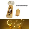 Guirlande lumineuse pour bouteilles de vin, 10, 20 ou 30 LED, avec batterie en liège, à monter soi-même, pour noël, fête, mariage, décoration ► Photo 1/6