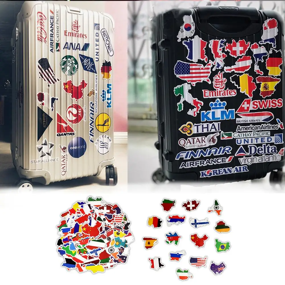 50 Pcs National Flags Stickers Toys For Children Countries Map Travel Sticker To DIY Scrapbooking Suitcase Laptop Car Decor 50 Pcs National Flags Stickers Toys For Children Countries Map Travel Sticker To DIY Scrapbooking Suitcase Laptop Car Decor
