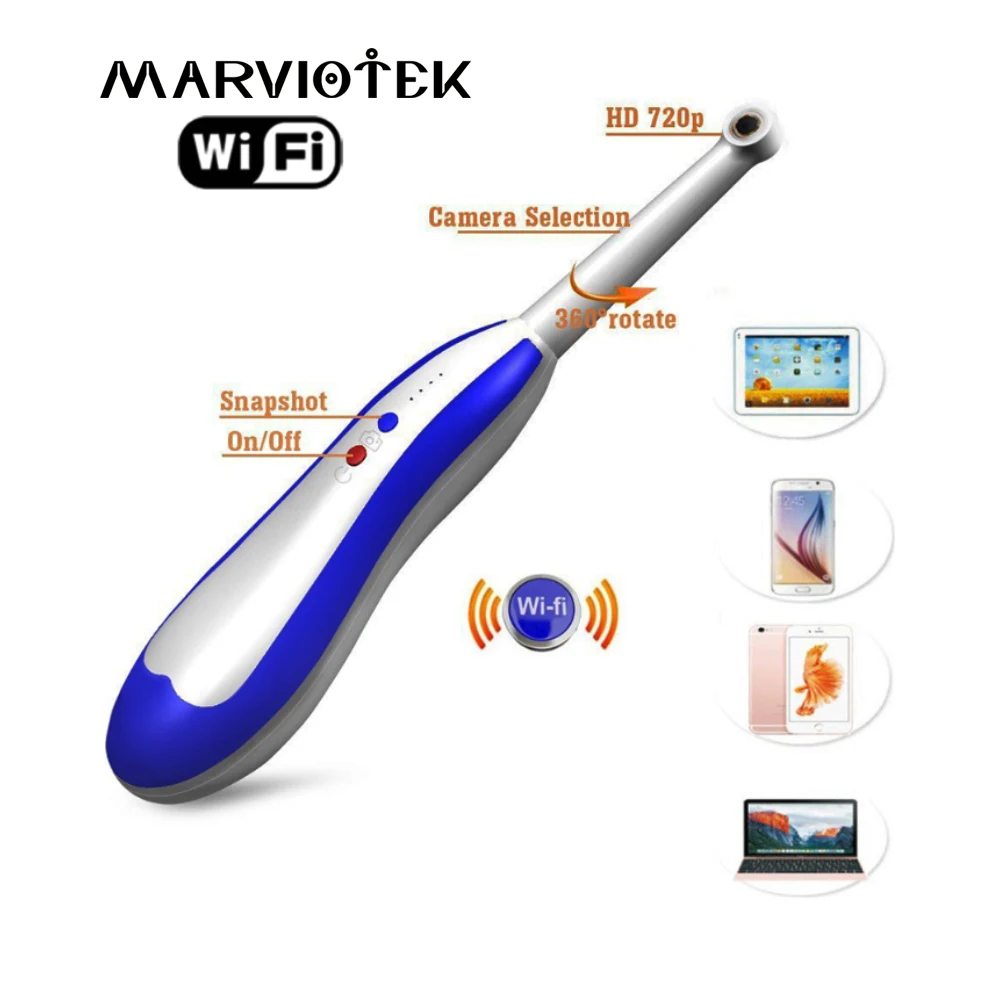 

wireless wifi endoscope camera oral dental intraoral borescope video surveillance camera for dentist teeth photo shoot