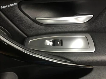 

Lapetus For BMW X2 F39 2018 - 2020 ABS Inner Door Armrest Window Lift Button Frame Cover Accessories Interior Trim 4 Pcs / Set