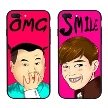 

Y-ZU Phone Case For iPhone 6 6s 7 8 plus Originality Personality Hand Shell Silicone edge protection Men And Women Free Shipping