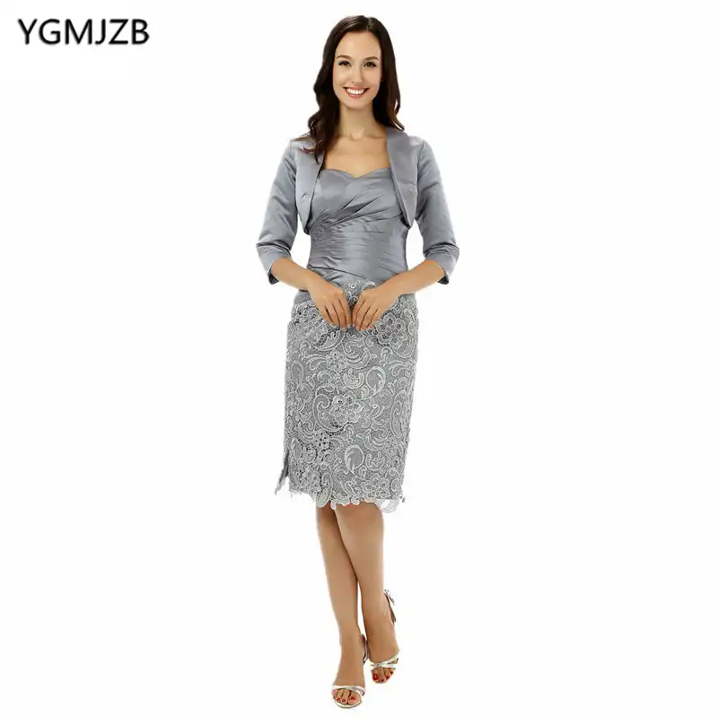 silver short jacket for wedding