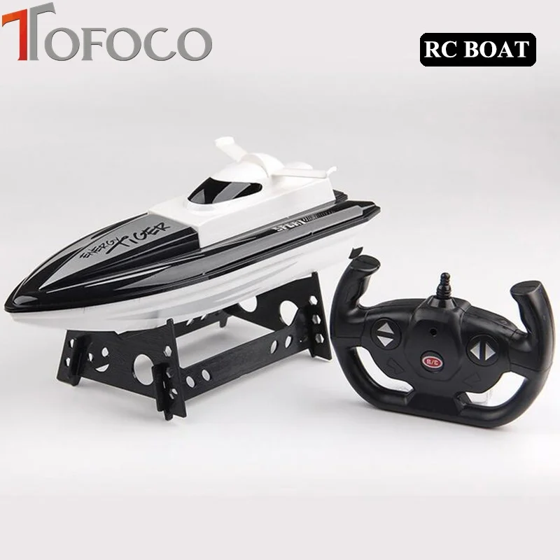 TOFOCO 2.4 جيجا هرتز RC قارب 20 كيلومتر/الساعة عالية السرعة سباق القوارب التحكم عن بعد مع شاشة Lcd كما هدية ل ألعاب أطفال الاطفال هدية TOFOCO 2.4 جيجا هرتز RC قارب 20 كيلومتر/الساعة عالية السرعة سباق القوارب التحكم عن بعد مع شاشة Lcd كما هدية ل ألعاب أطفال الاطفال هدية