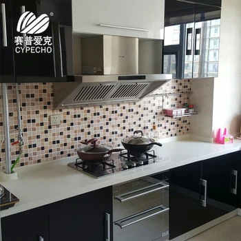 

Old House Renovation PP Self Adhesive Tile Wall Stickers Mosaic Floor Decal Sticker for Kitchen Bathroom Home Decor 25pcs/lot