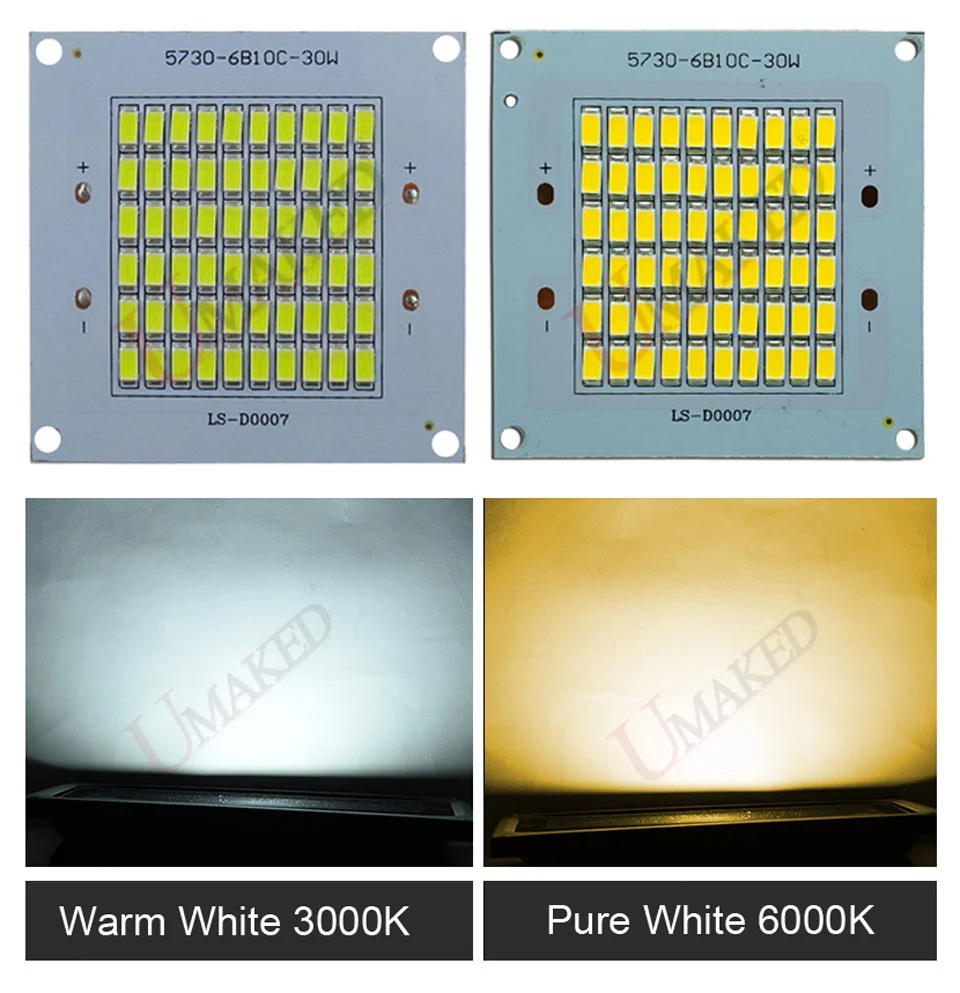 200 Вт 275 лм светодиодный прожектор PCB с SMD5730 119 x мм Светодиодная печатная плата