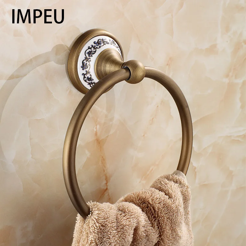 Antique Brass Wall Mounted Bathroom Hardware Set Toilet Paper holder/ Robe Hook/ Towel Bar/ Towel Rings 20-Piece toilet paper holder bathroom hardware set bathroom hardware accessories