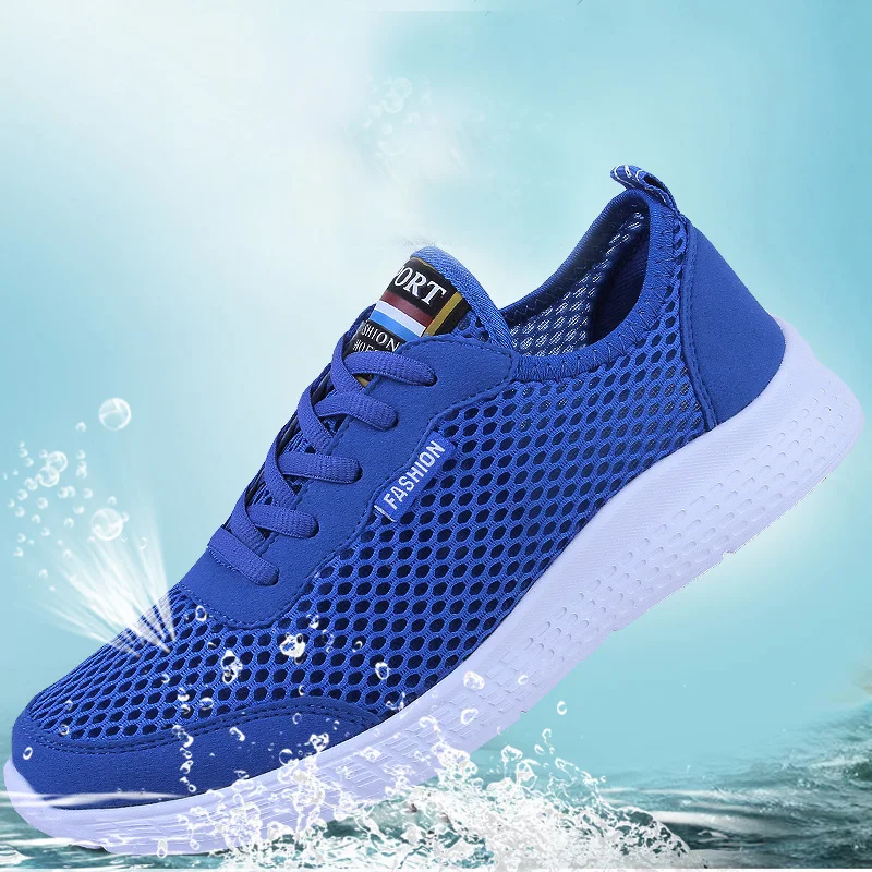 2019 Spring Casual Shoes Women Flats Breathable Mesh Sneakers Women Outdoors Sport Sneakers Walking Shoes Ladies Footwear Couple