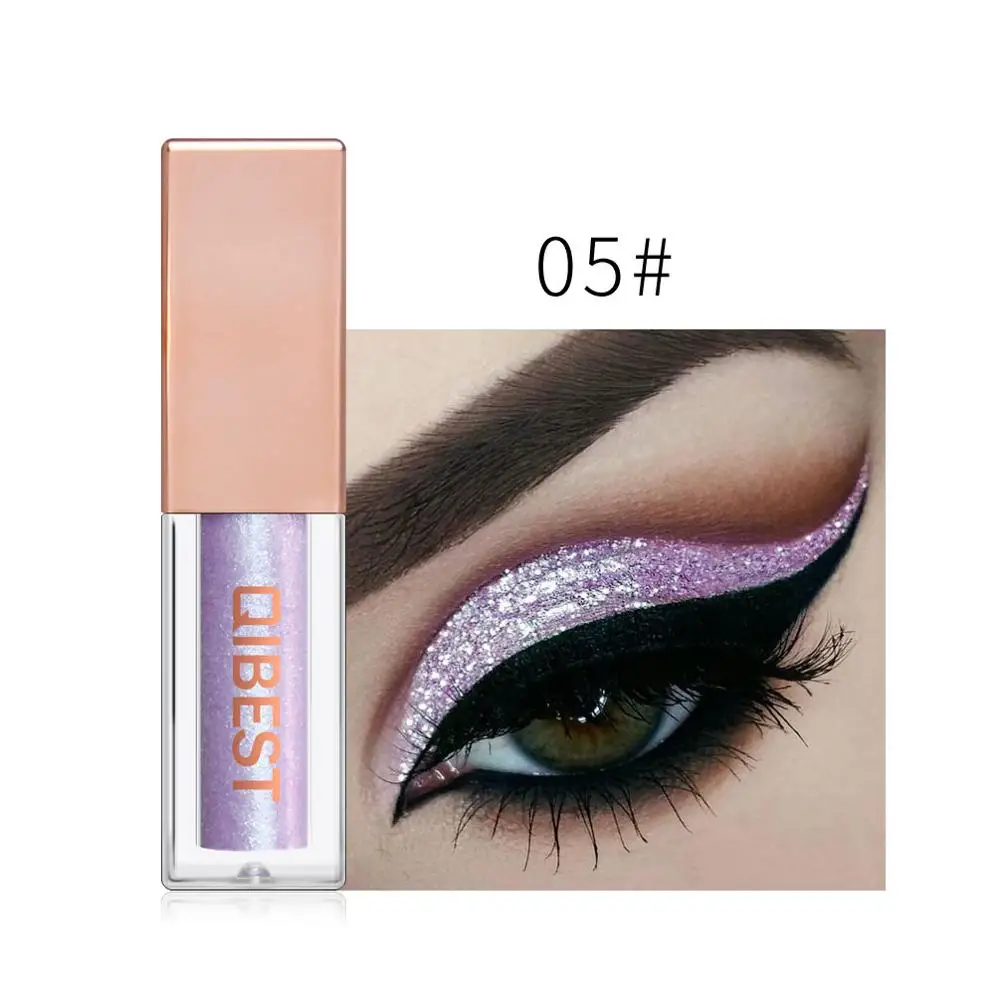 15 Colors Liquid Glitter Eyeshadow Pencil Shimmer Eyeshadow Waterproof Long-lasting Shimmer Eyeshadow Eye Makeup Accessorices - Цвет: 5