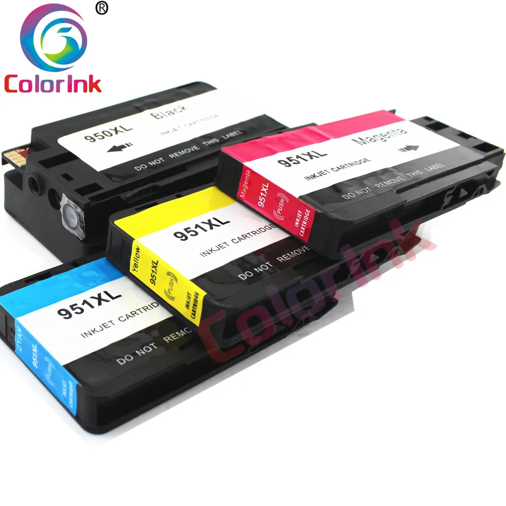 ColorInk cartuchos de tinta para impresora HP 950XL 951XL 950 951, Officejet  Pro 8100 8600 8610 8615 8620 251dw 276dw|Cartuchos de tinta| - AliExpress