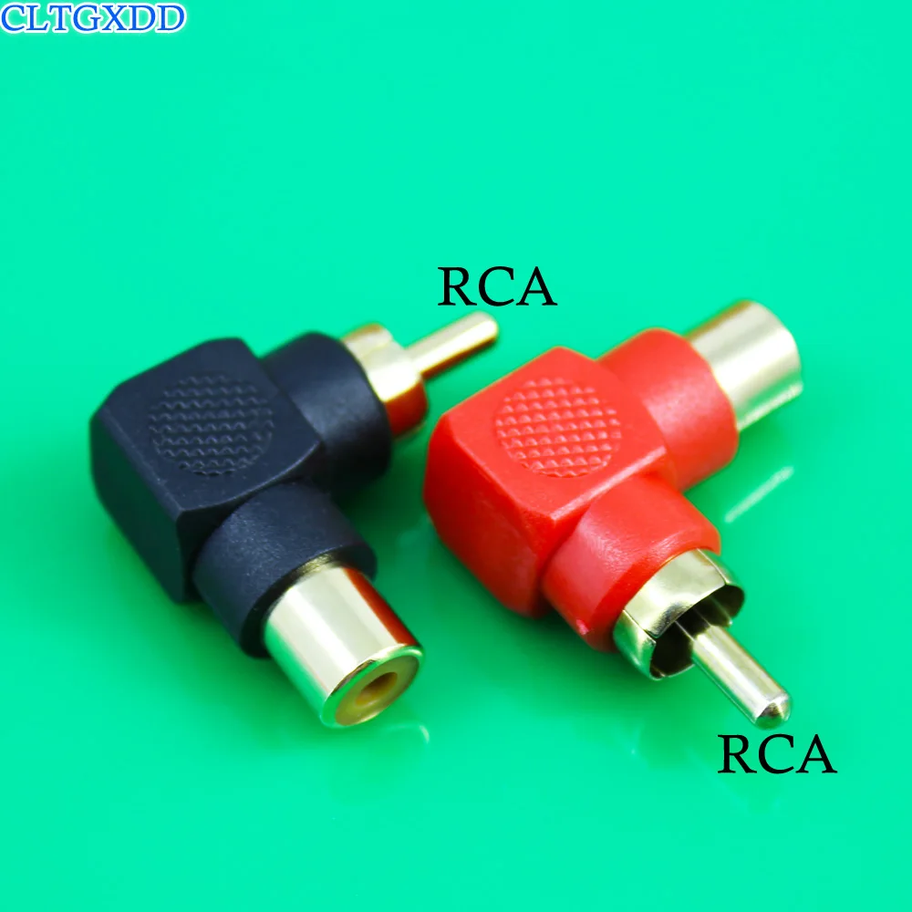 Cltgxdd промышленные 90 градусов RCA правый угол разъем адаптеры штекер к женскому M/F
