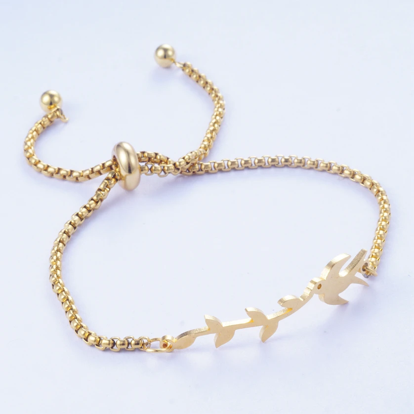 

Yunkingdom Animal Metal Gold Color Bracelet for Women Men Bracelet Titanium Stainless Steel Jewelry Dropshipping